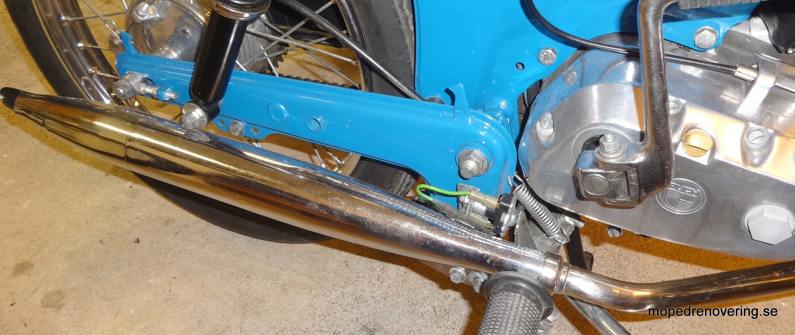 Exhaust VZ50 complete 22 mm - 4