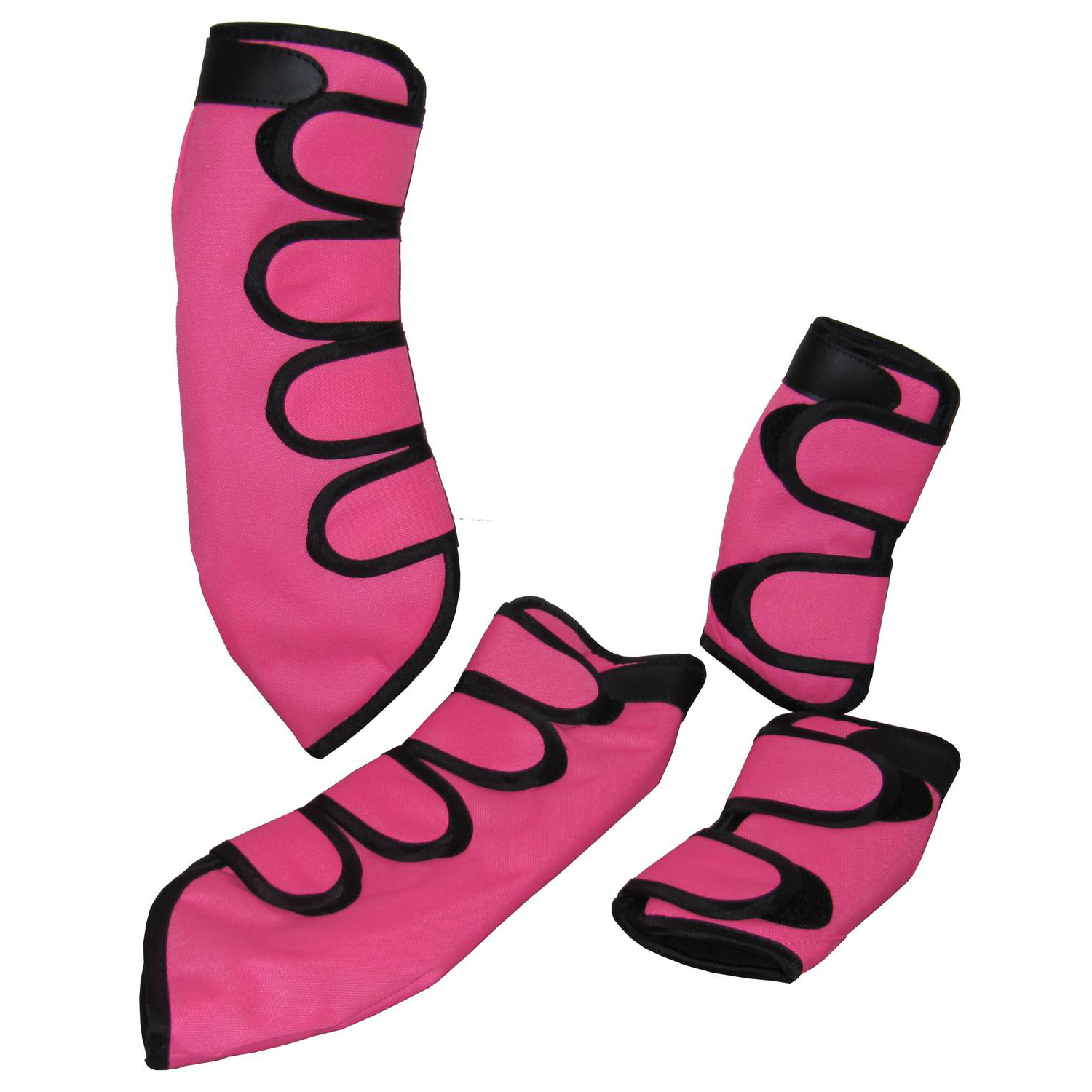 Transport belegg mini sort, lilla, rosa - 3