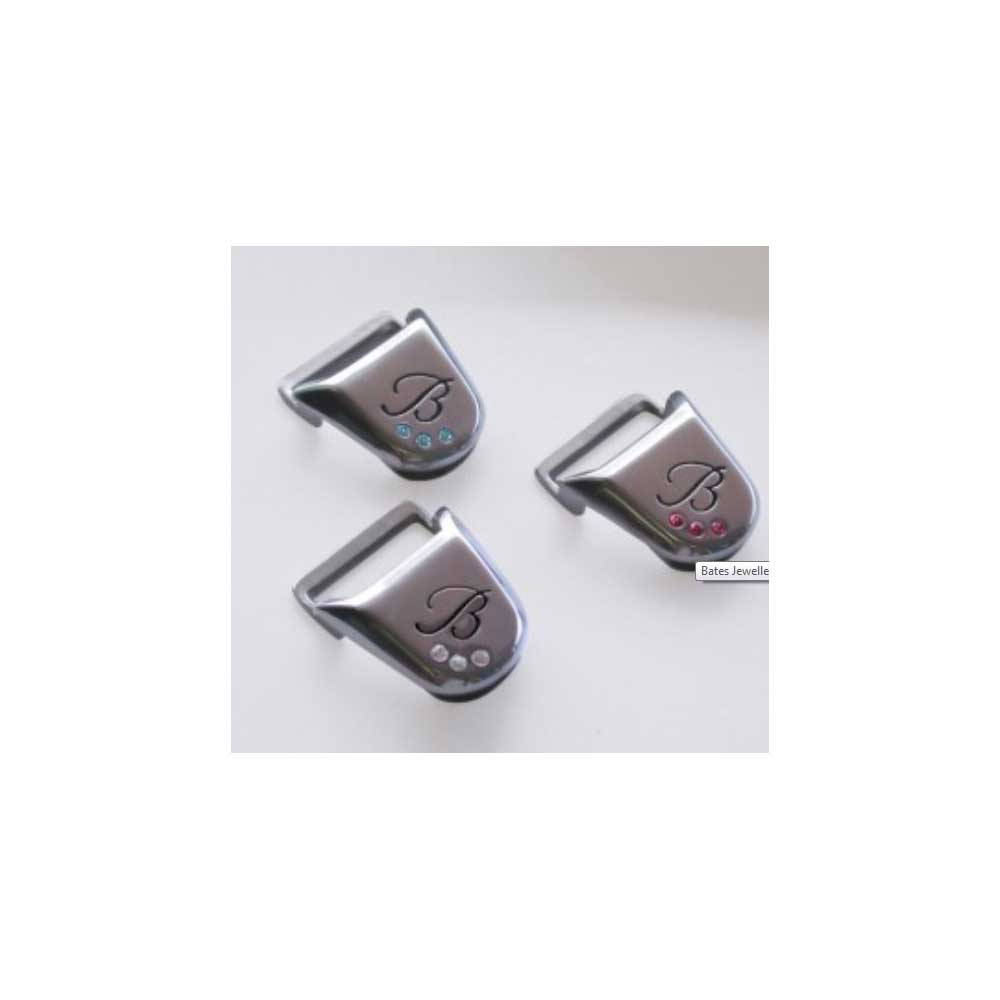 Bates Jewelled Stirrup Keeper 1 par - 2