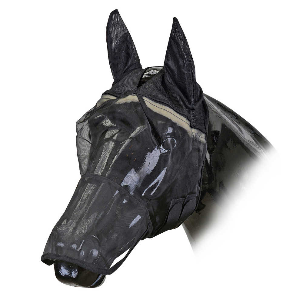 Horse Guard Anti-UV fluemaske finmasket med mulebeskytter