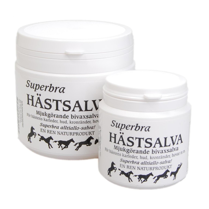 Hestesalve Superbra sort