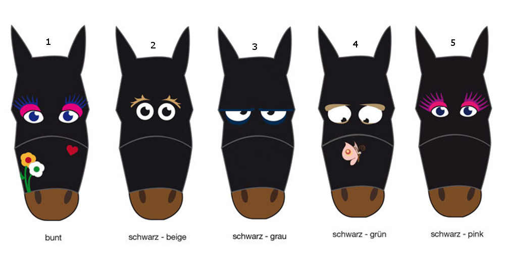 Fluemaske med motiv - 2