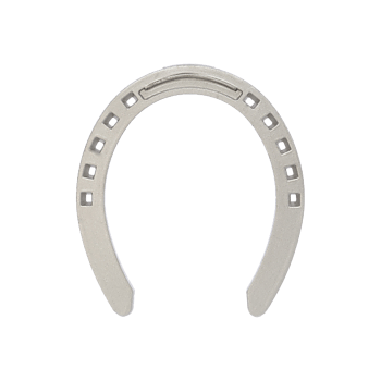 Mustad travsko aluminium fram flat og bak rand SALG!