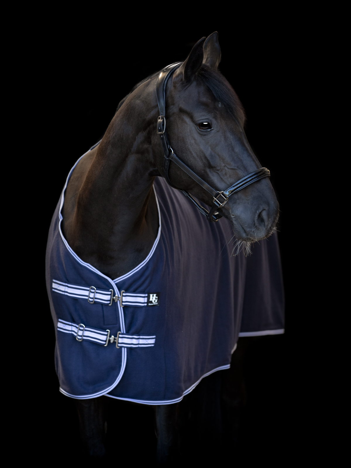 Horse Guard Award fleecedekken uten gjorder 165 Navy
