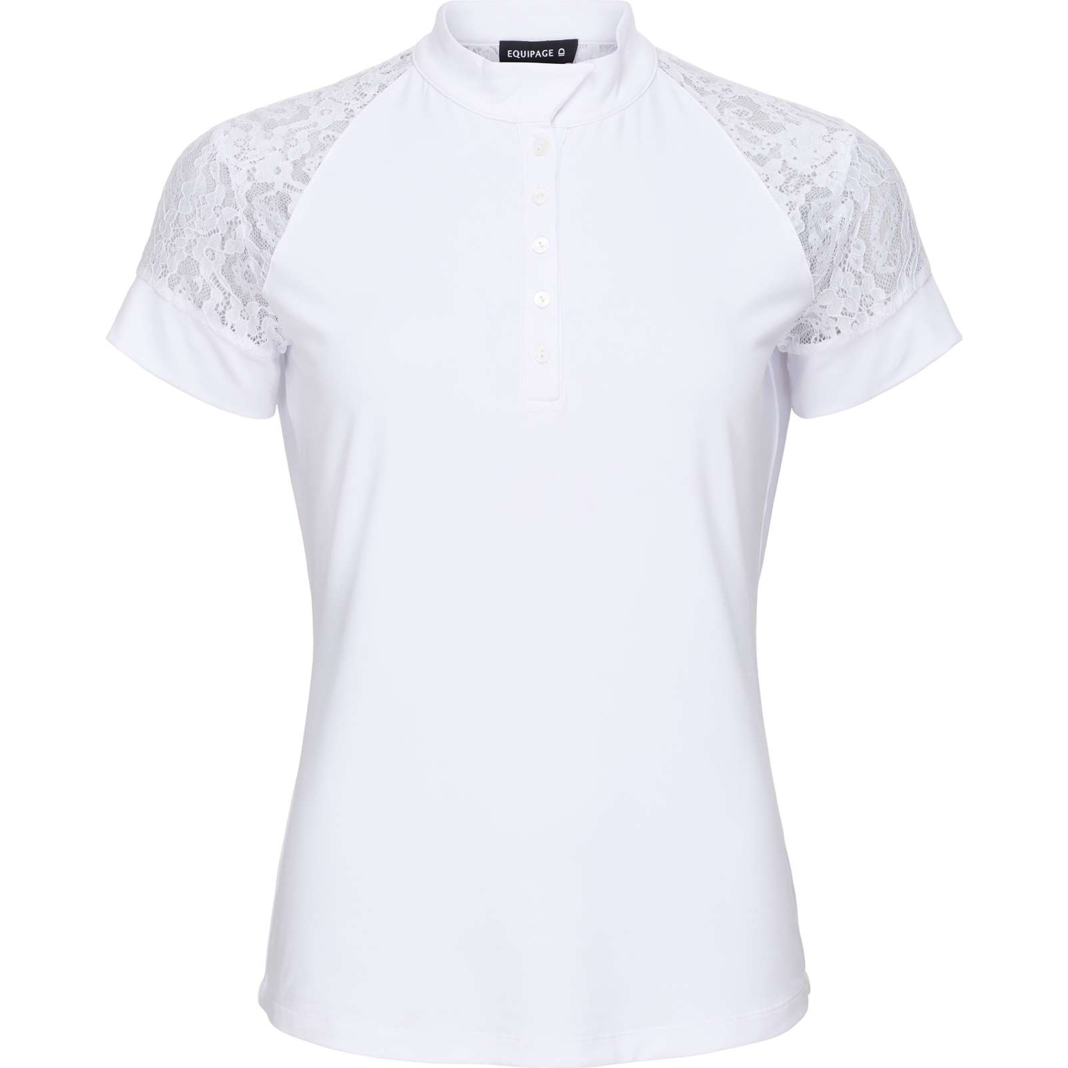 Equipage Brooke SS Showshirt hvit