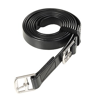 Tekna Stigbøyleremmer Junior 105 cm sort