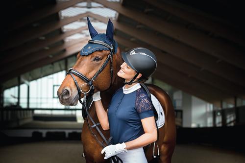 Equipage Brooke SS Showshirt navy - 2