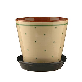 Kruka B grön prick