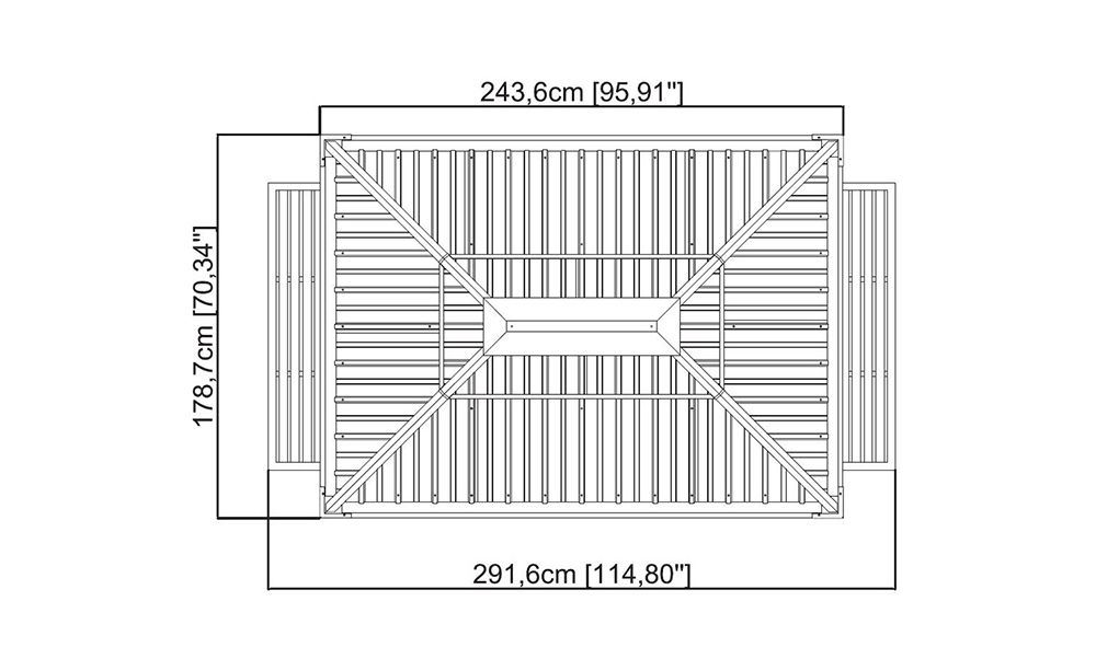 Pergola Messina BBQ gop 5 kvm - 6