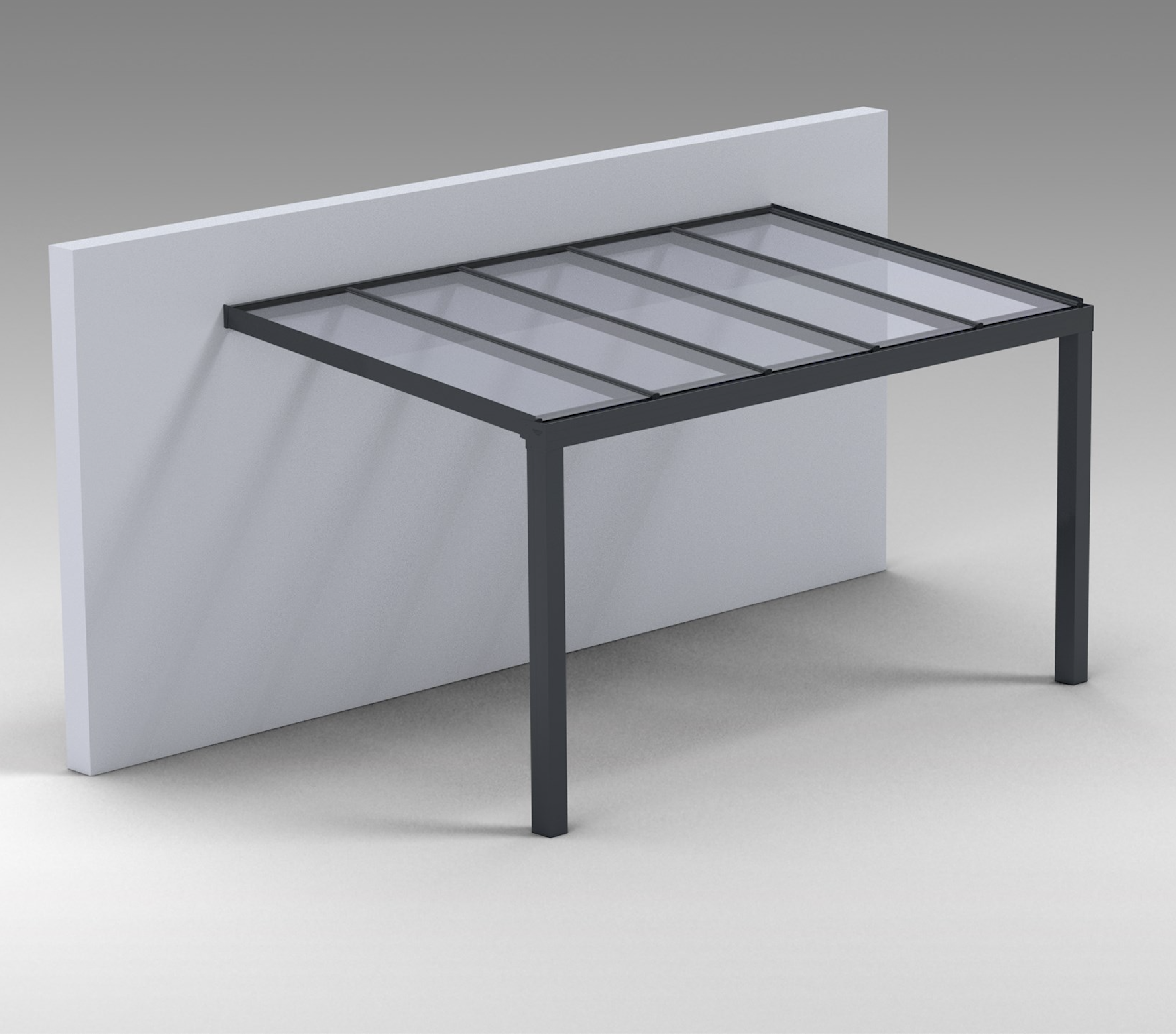 Terrace Komplett Altantak Multiglas 16 mm Klar L:3117 B:3066 - 4