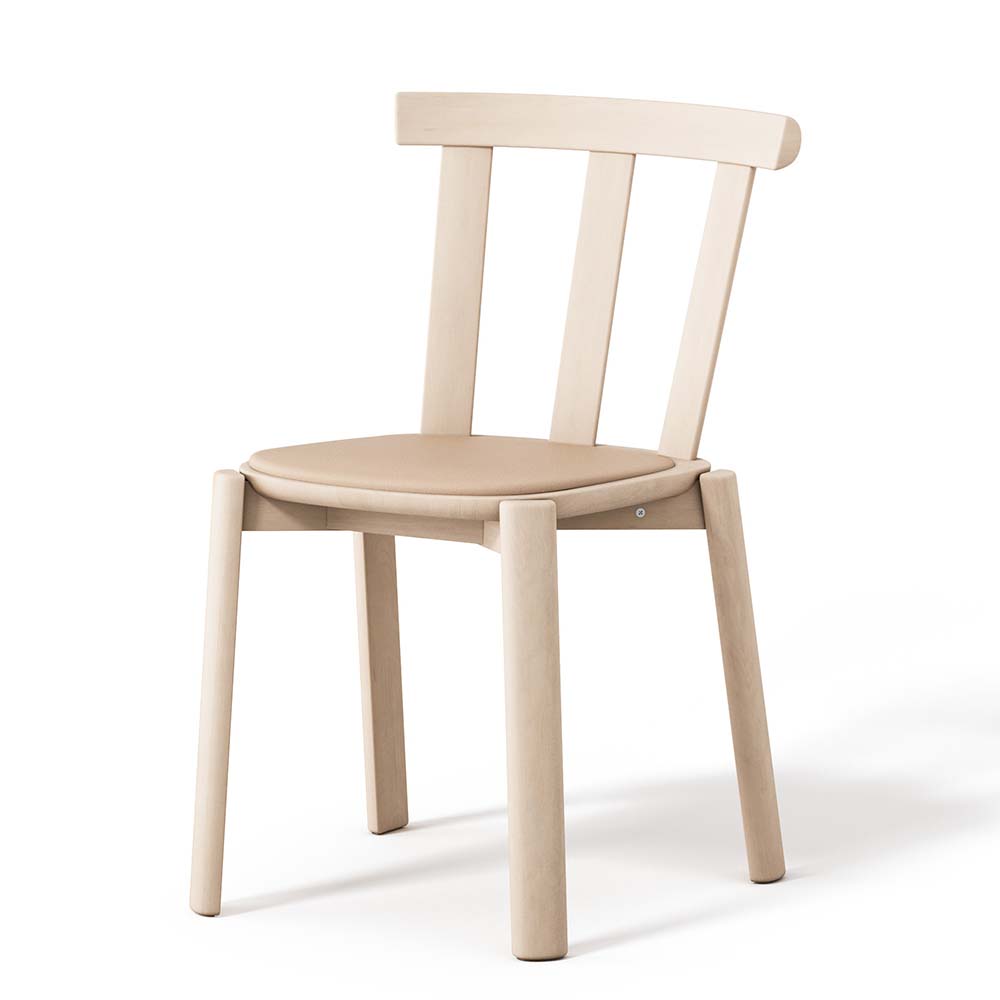Alt chair Upholstered Seat (Birch several choices) - Stolab