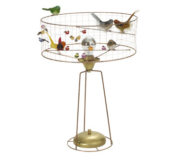 Bird lamp Lampe VoliŽre Tambour Dia. 38cm - I lager - 3