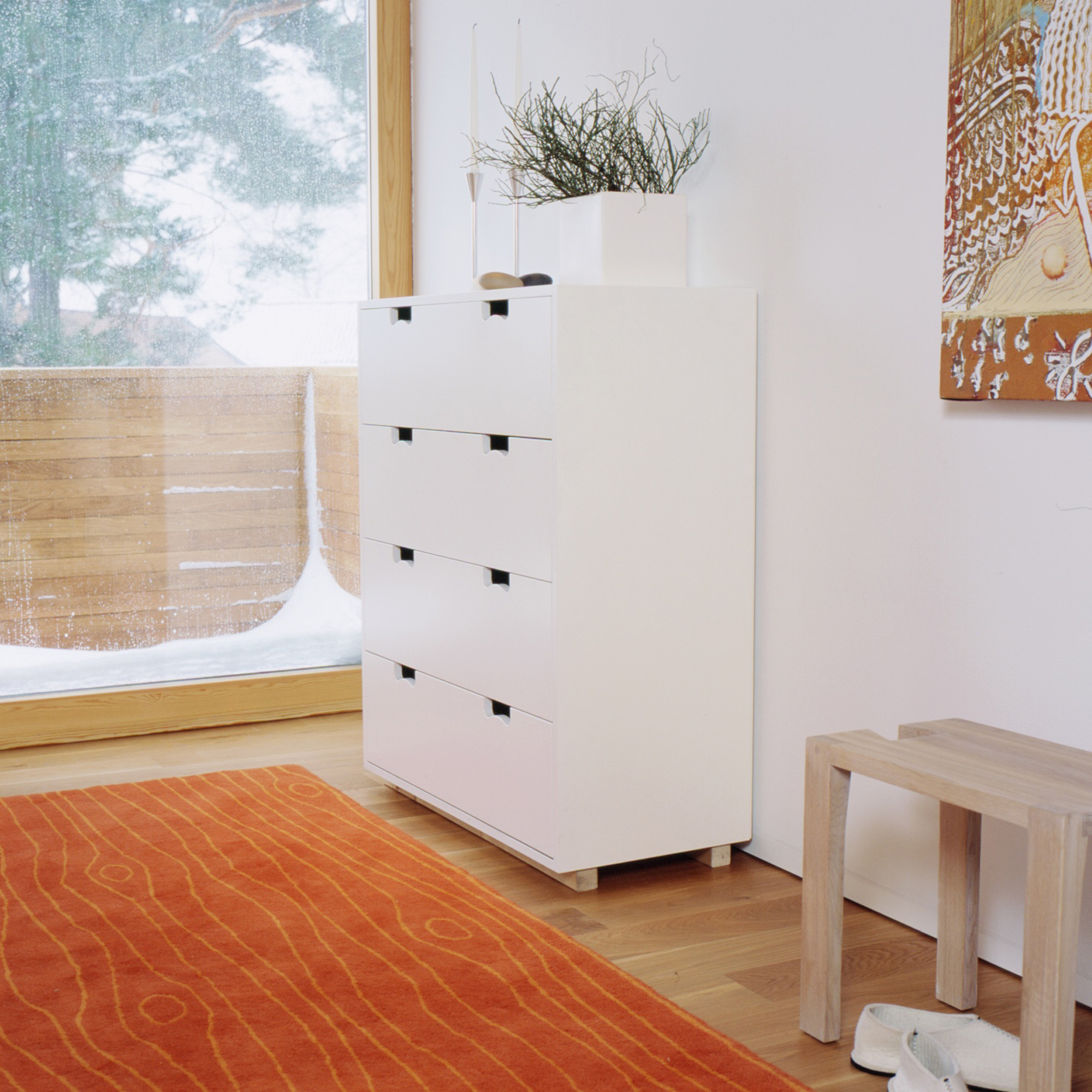 SNÖ/SNOW A - 4 drawer chest - Asplund - 6