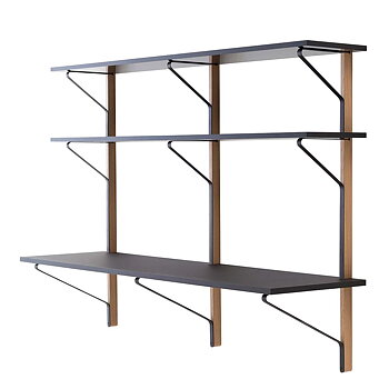Kaari Wall Shelf With Desk REB 010