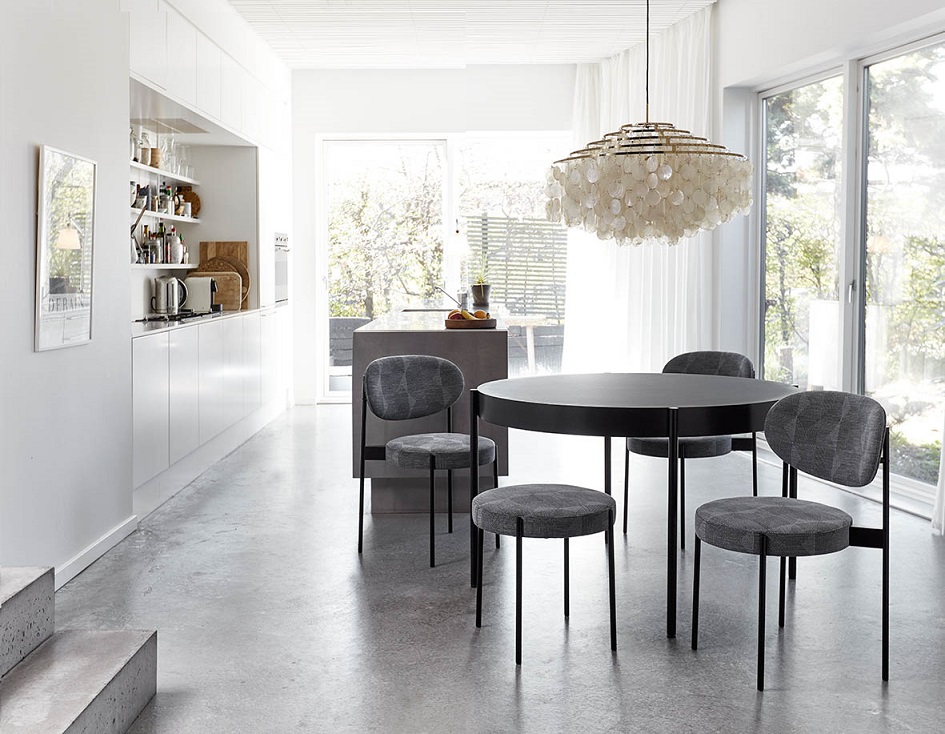 Series 430 Table White Ø120/160 cm  - 3
