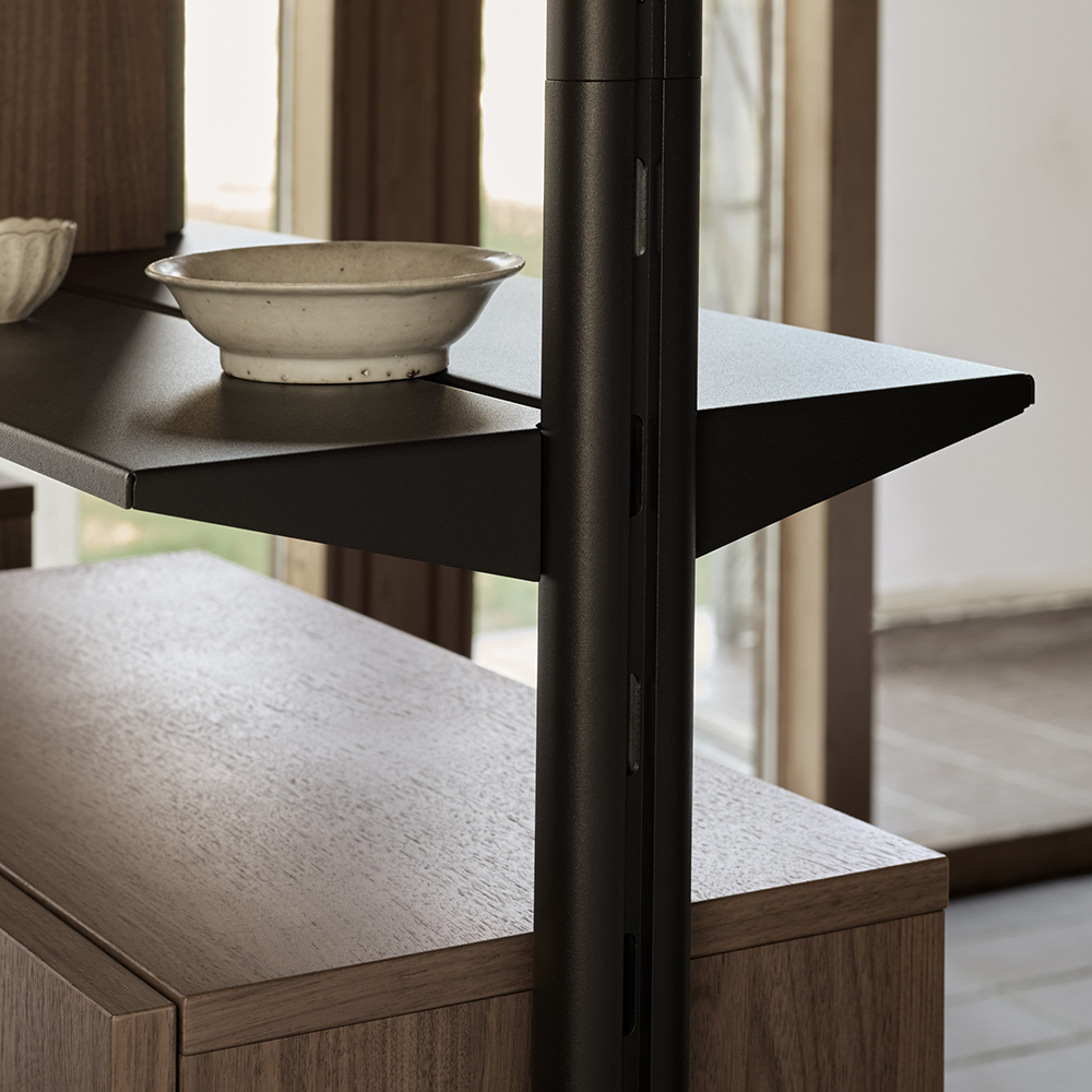 Pira G2 F C A Black grey/White oak 180 cm (flera höjder) - 3
