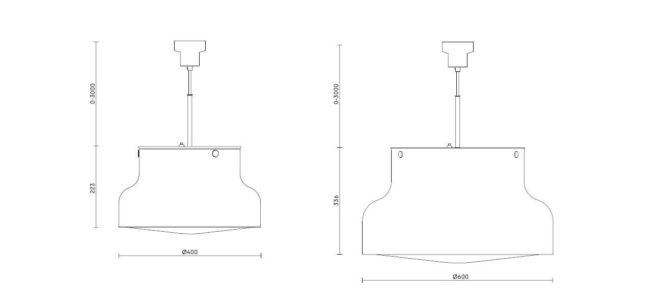 Bumling Pendant Ø40 cm (variants) - 8