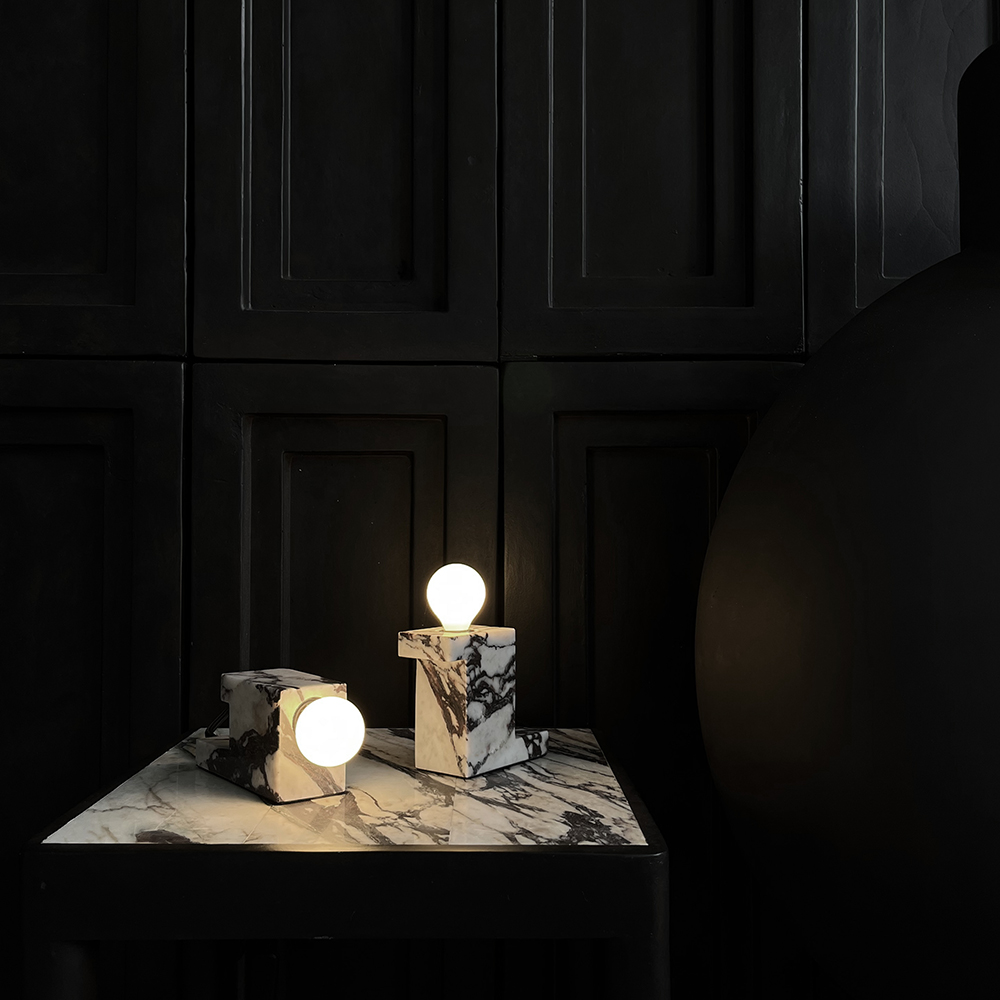 Brick Table Lamp Low - 4