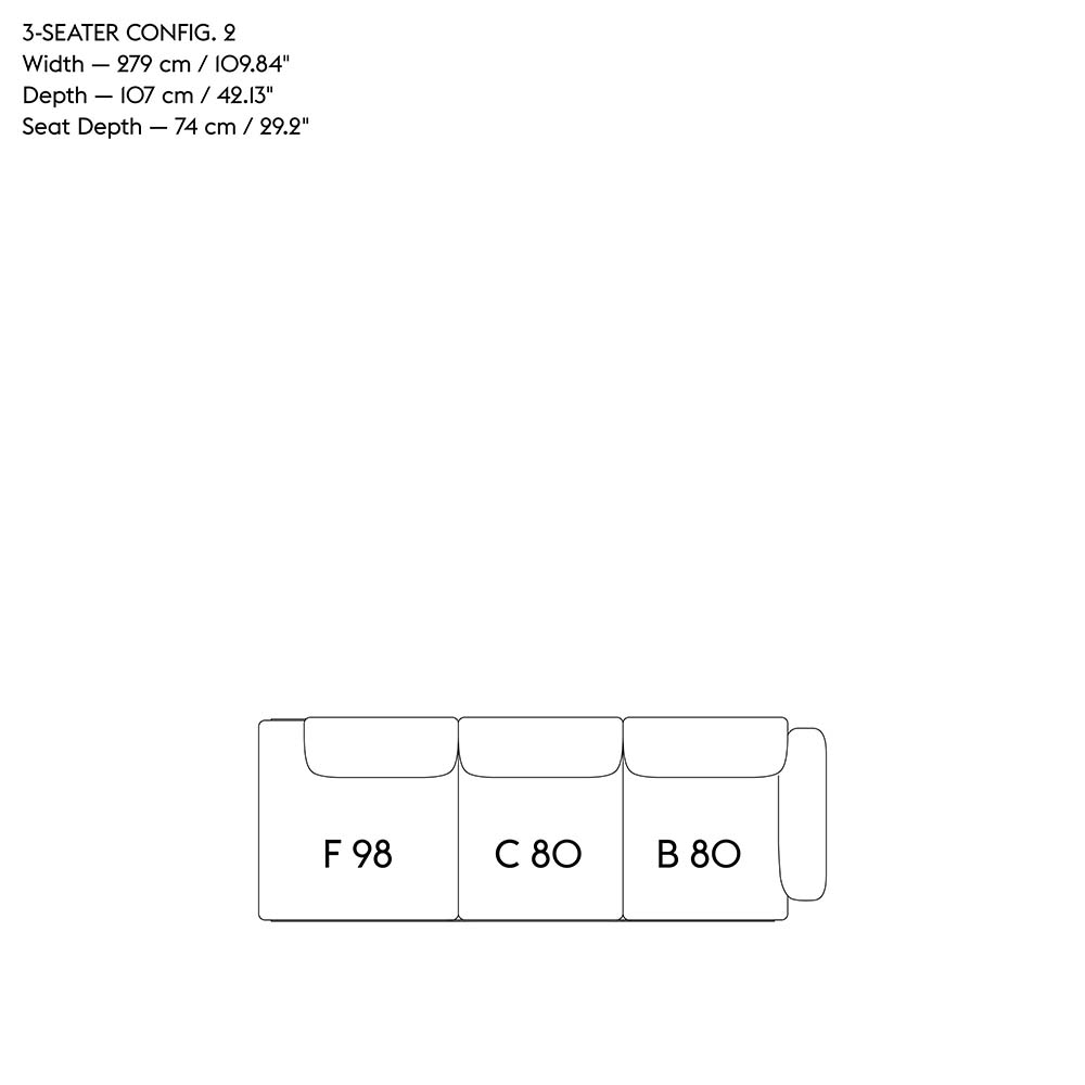 In Situ Modular Soffa 3-sits - Konfig. 2-3 - 8