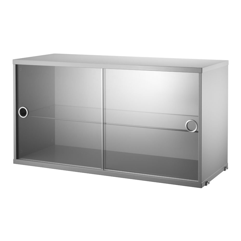 String cabinet with slidingdoors glas 78x30cm - 7