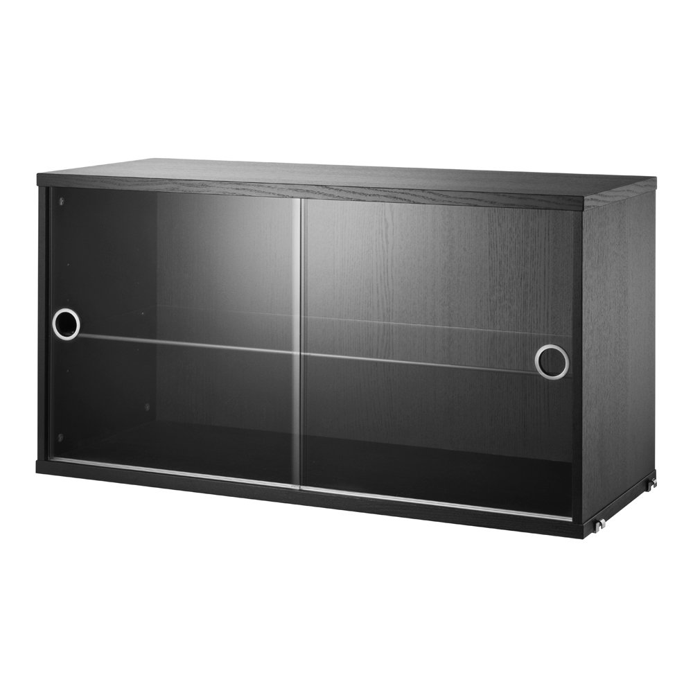 String cabinet with slidingdoors glas 78x30cm - 8