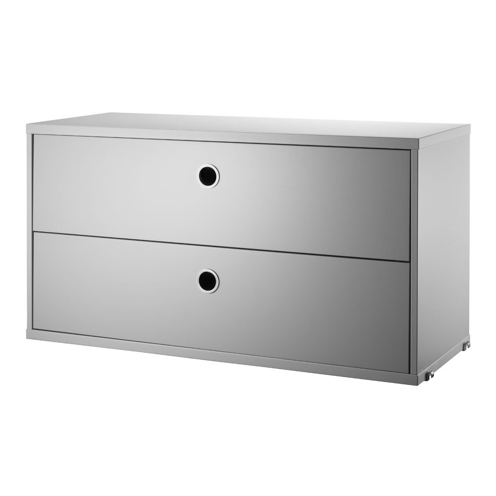 String Cabinet with 2 drawers 78x30 cm - 10