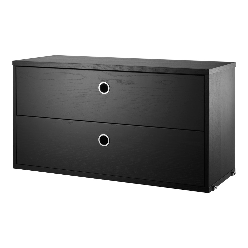 String Cabinet with 2 drawers 78x30 cm - 13