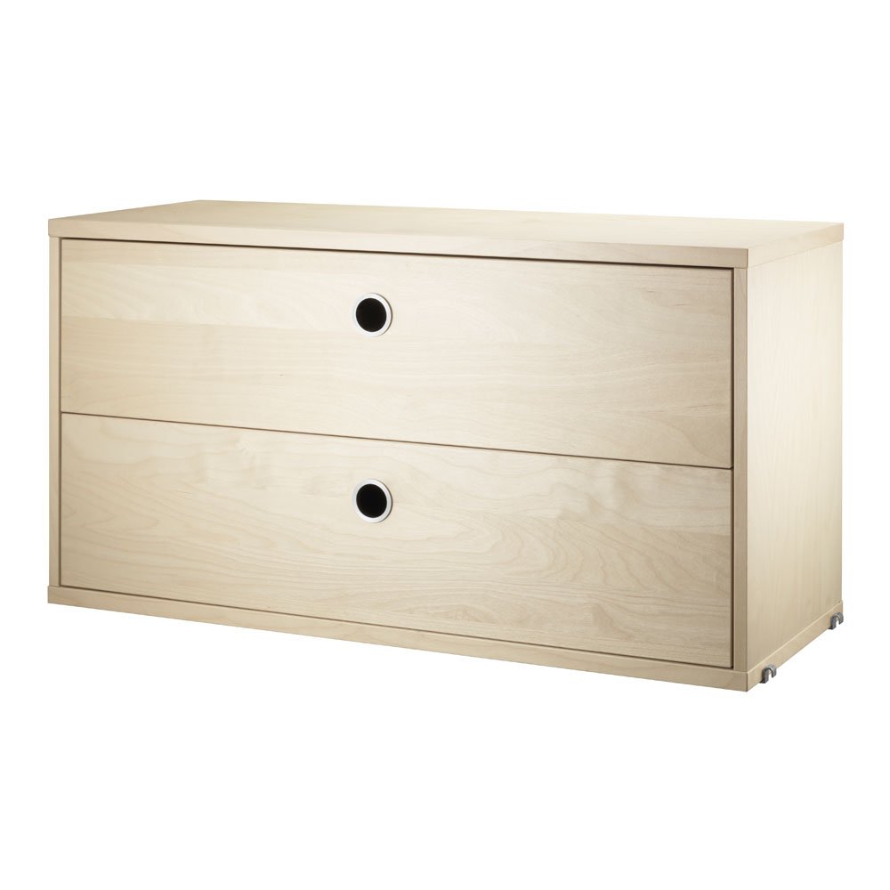 String Cabinet with 2 drawers 78x30 cm - 11
