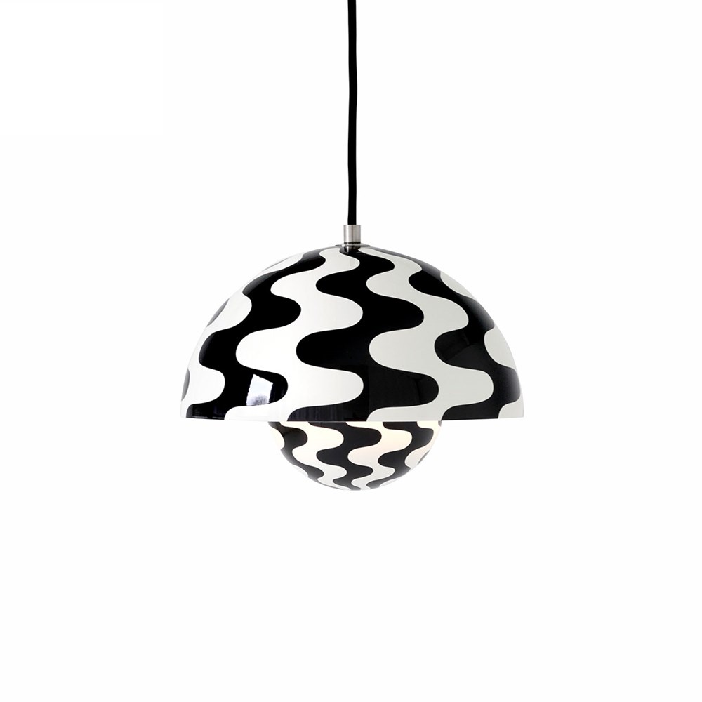 Flowerpot VP1 Pendant lamp 23 cm (Black/white) - In stock - &tradition
