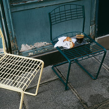 High tech chair (Hot-dip galvanized) - In stock - Grythyttan stålmöbler