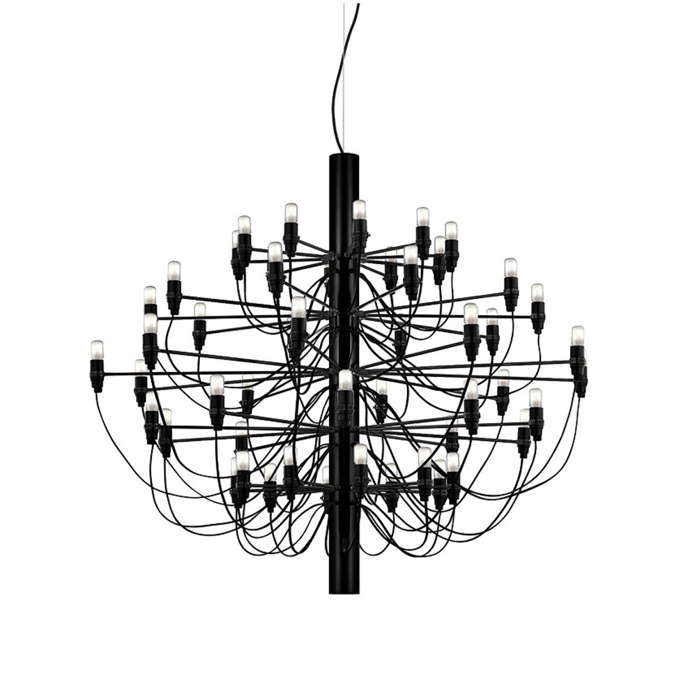 2097 Sarfatti Pendant 50 Black LED - In stock - FLOS