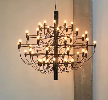 2097 Sarfatti Pendant 50 Black LED - In stock - FLOS