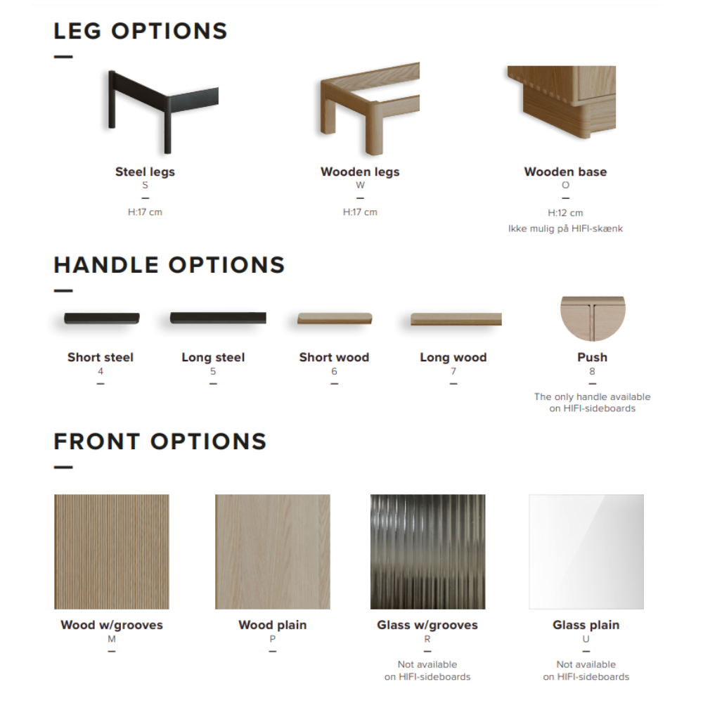 Options 2A sideboard (flera val) - Kristensen & Kristensen - 7