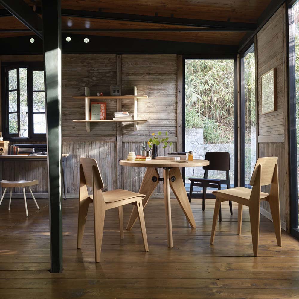 Chaise Tout Bois Stol - Prouvé - Vitra - 4
