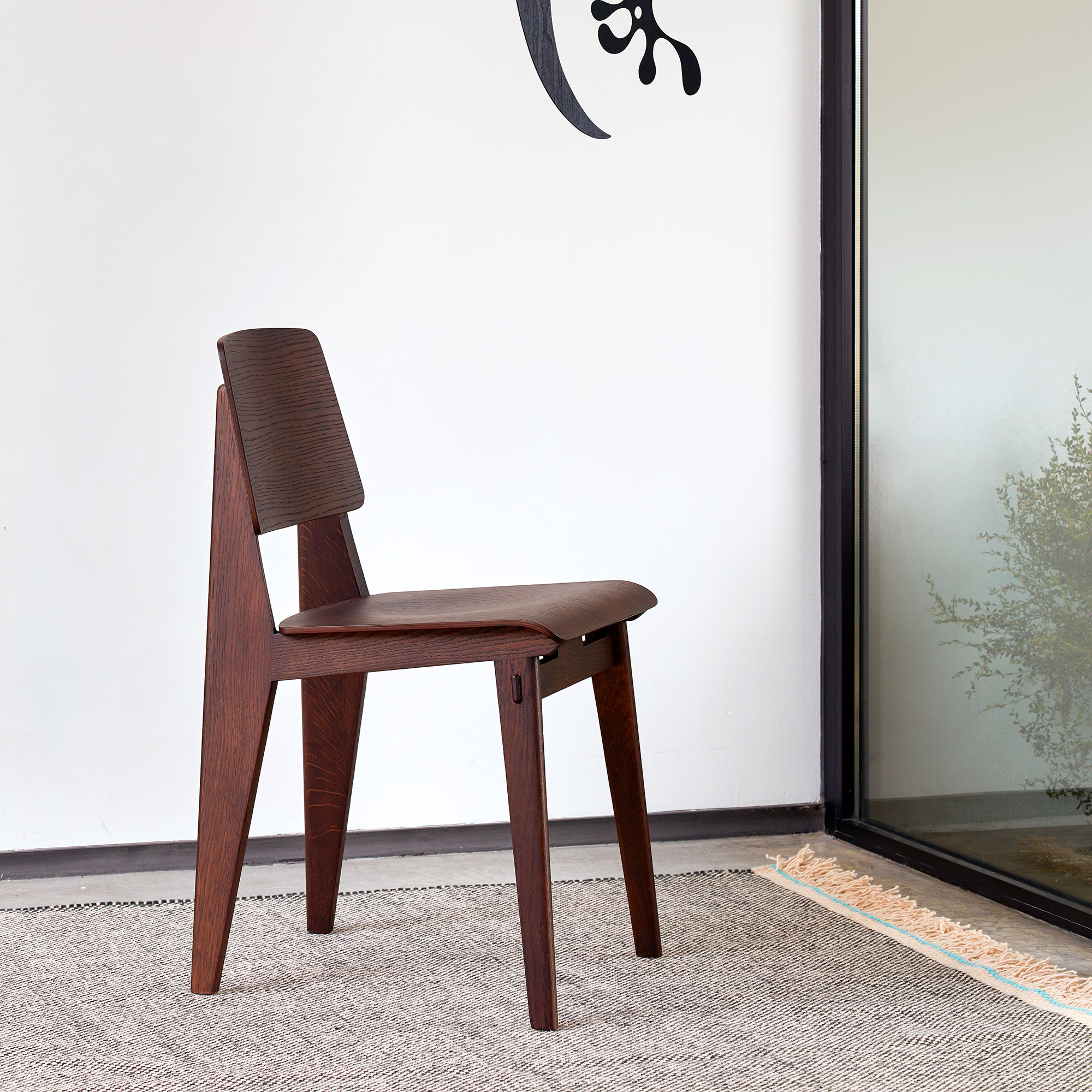 Chaise Tout Bois Stol - Prouvé - Vitra - 5