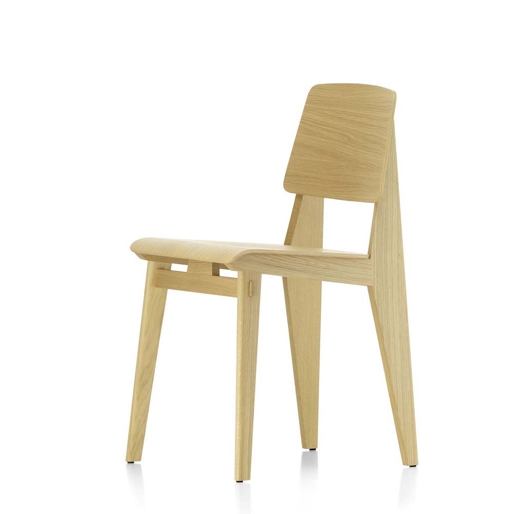 Chaise Tout Bois Stol - Prouvé - Vitra - 6