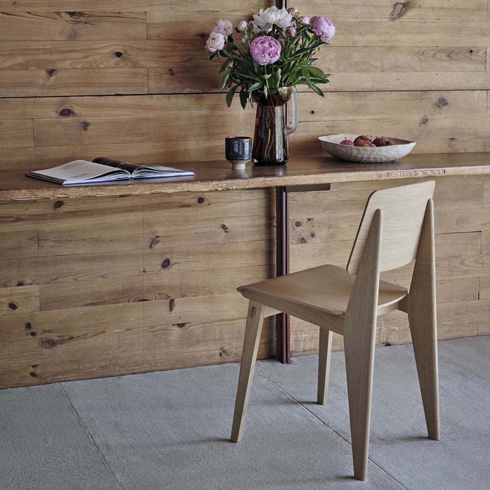 Chaise Tout Bois Stol - Prouvé - Vitra - 3