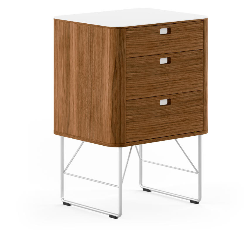 AK 2410-ak2411  Sängbord / Byrå 3 lådor -  - Naver Collection - 8