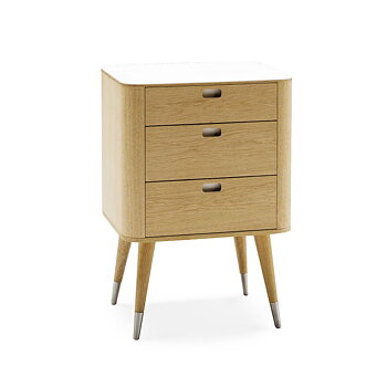 AK 2410-ak2411  Sängbord / Byrå 3 lådor -  - Naver Collection