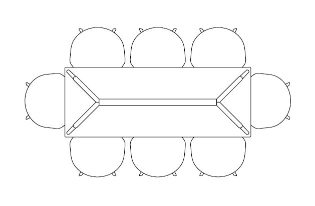 Copenhague Deux 210 Dining table 200x75 cm - 3