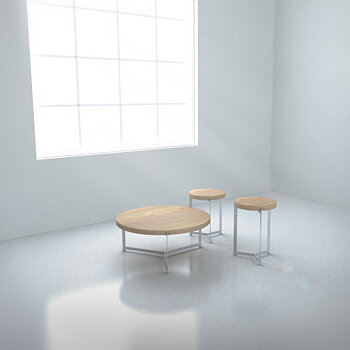 Plateau Coffee & Side Table - Oak