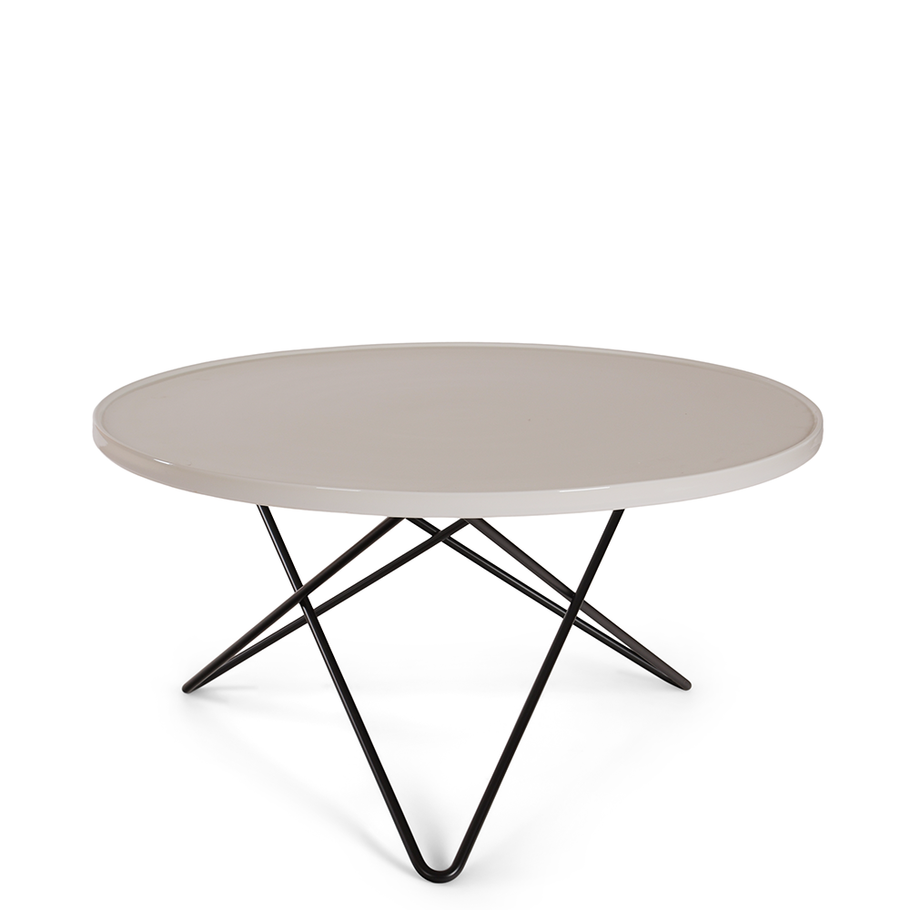 O Table Soffbord Ø80 cm Porslin  - 4
