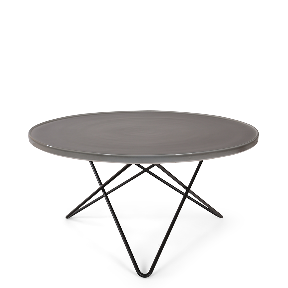 O Table Soffbord Ø80 cm Porslin  - 3