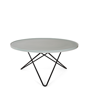 O Table Coffee table Ø80 cm Porcelein