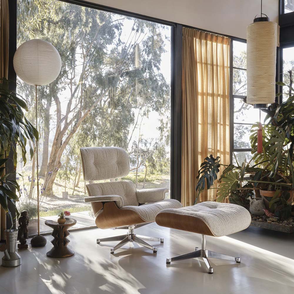Eames Lounge Chair Fåtölj - (Tyg Nubia) - Vitra - 8
