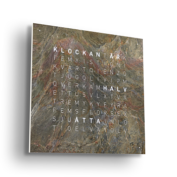 Qlocktwo 90x90 cm Creator´s Edition (Glintscape) 