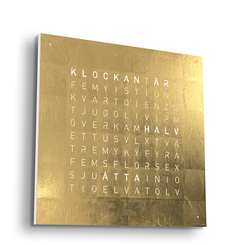 Qlocktwo 90x90cm Creator´s Edition (Gold) 