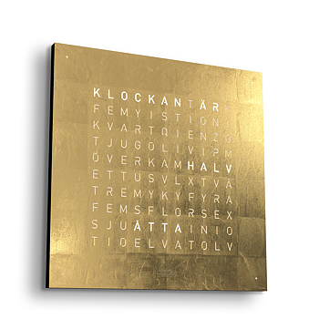 Qlocktwo 90x90cm Creator´s Edition (Gold) 
