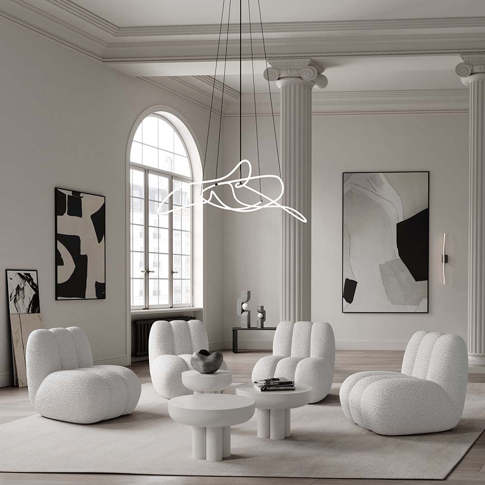 Ghost Chandelier Mini 116 cm - 4