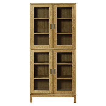 Roma Display cabinet high oak - G.A.D